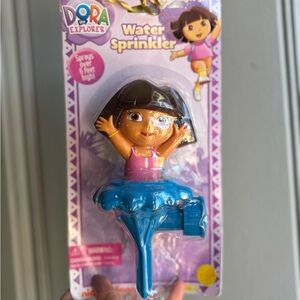Vintage 2011 Viacom Nickelodeon Dora The Explorer Pink & Blue Water Sprinkler